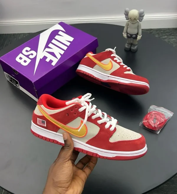 Nike red sneakers