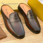 Men's Leather Half shoes