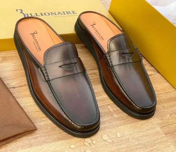 Men's Leather Half shoes