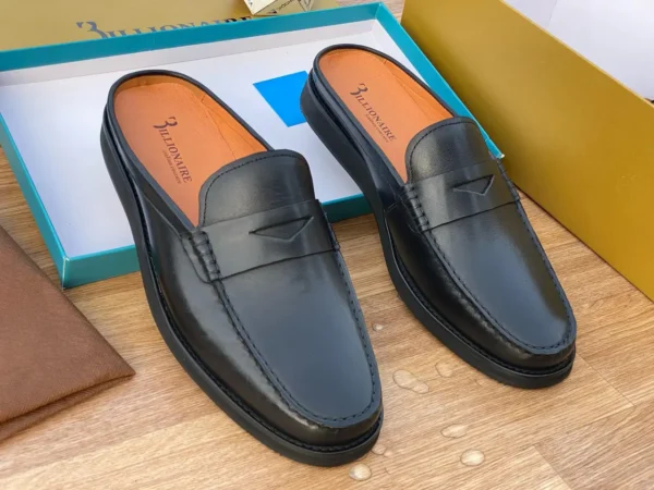 Men's Leather Half shoes